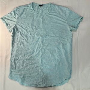 Men's Light Blue Crew Neck T-Shirt